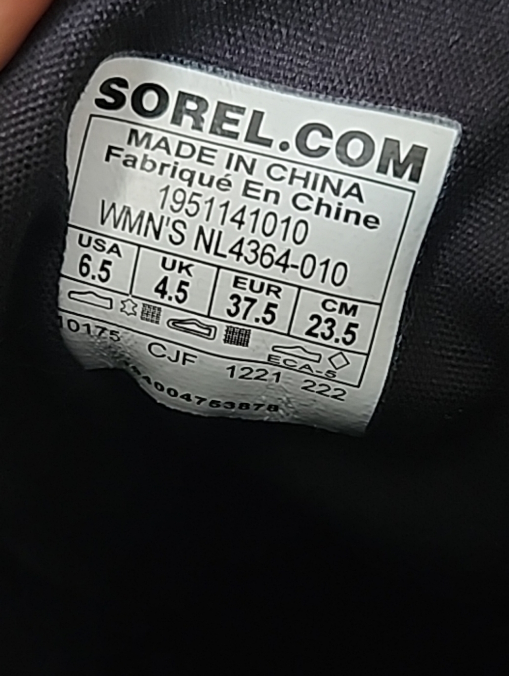 Sorel Joan of Arctic Wedge III Lexie Boot Black, Jet - Size 6.5 - Picture 5 of 8